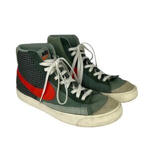 Nike Blazer '77 Mid Patch Dutch Green Shoes Size 10